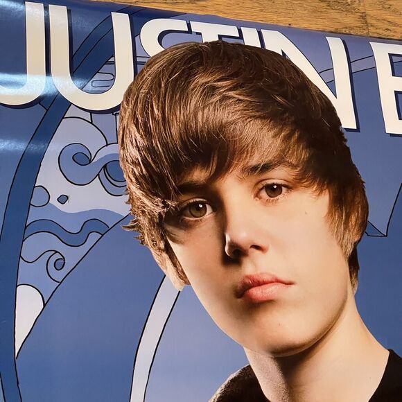 Justin Bieber Arrows Music Poster 22.5 x 34 Out of Print New Old Stock - Picture 4 of 8